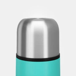 Quechua Bouteille Isotherme Inox 0,4L Avec Gobelet Pour La Randonnée - Turquoise -Quechua bouteille isotherme inox 04l avec gobelet pour la randonnee turquoise 3