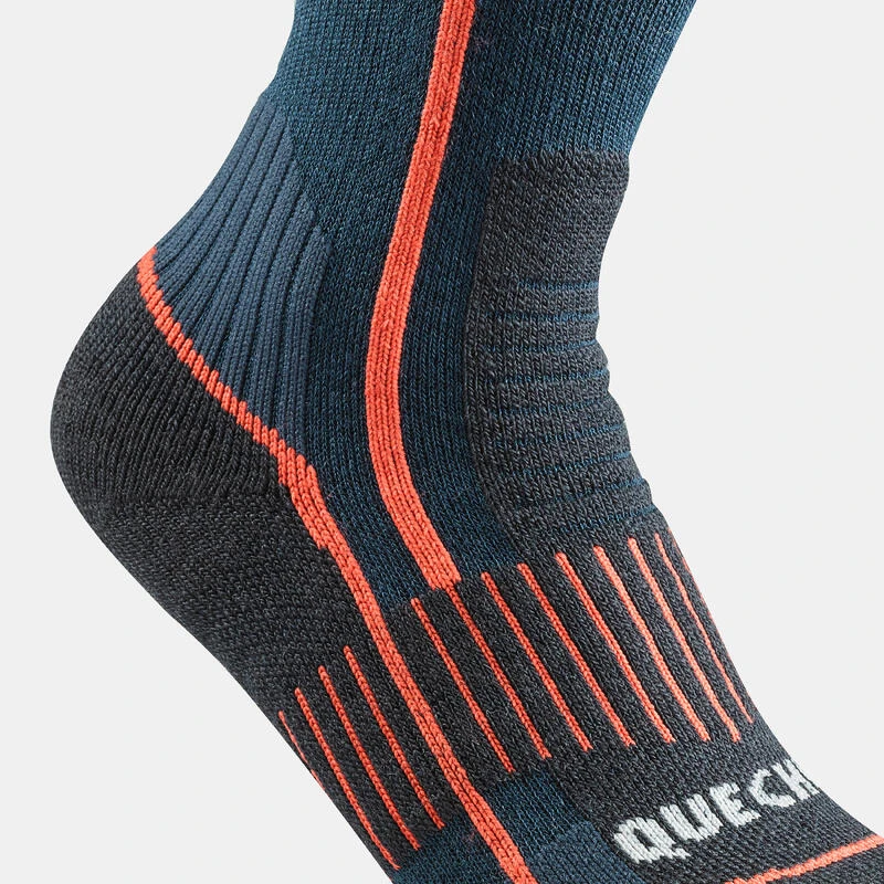Quechua Chaussettes Chaudes De Randonnée - SH500 MOUNTAIN MID - Enfant X2 Paires 6 Quechua Chaussettes Chaudes De Randonnée - SH500 MOUNTAIN MID - Enfant X2 Paires – Image 6