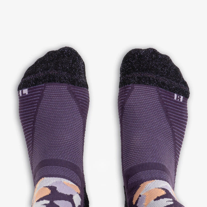 Quechua Chaussettes Randonnée - Hike 500 High Trendy Purple & Kamo X2 Paires 8 Quechua Chaussettes Randonnée - Hike 500 High Trendy Purple & Kamo X2 Paires – Image 8