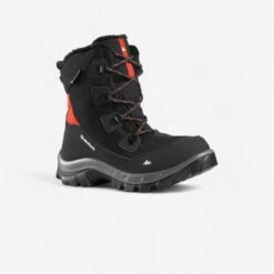 Quechua CHAUSSURES CHAUDES IMPERMÉABLES DE RANDONNÉE -SH500 WARM HIGH LACET-ENFANT 30-38