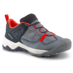 Quechua Chaussures De Randonnée Enfant à Laçage Rapide Crossrock Grise Du 35 AU 38