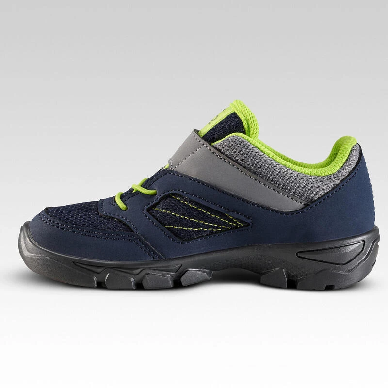 Quechua Chaussures De Randonnée Enfant Avec Scratch MH100 Bleu Du 24 AU 34 2 Quechua Chaussures De Randonnée Enfant Avec Scratch MH100 Bleu Du 24 AU 34 – Image 2