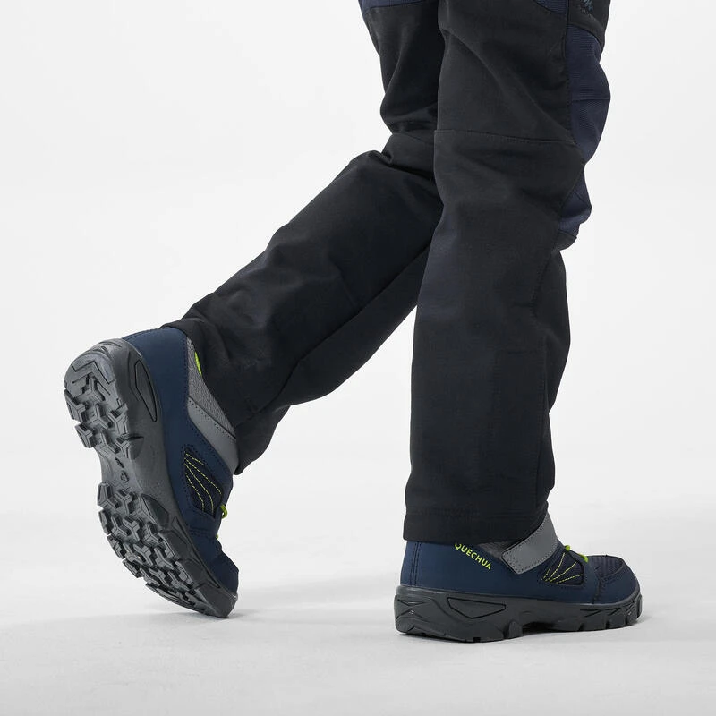 Quechua Chaussures De Randonnée Enfant Avec Scratch MH100 Bleu Du 24 AU 34 5 Quechua Chaussures De Randonnée Enfant Avec Scratch MH100 Bleu Du 24 AU 34 – Image 5