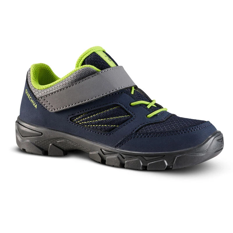 Quechua Chaussures De Randonnée Enfant Avec Scratch MH100 Bleu Du 24 AU 34 1 Quechua Chaussures De Randonnée Enfant Avec Scratch MH100 Bleu Du 24 AU 34