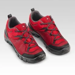 Quechua Chaussures De Randonnée Enfant Basses Avec Lacet MH120 LOW Rouges 35 AU 38 -Quechua chaussures de randonnee enfant basses avec lacet mh120 low rouges 35 au 38 3
