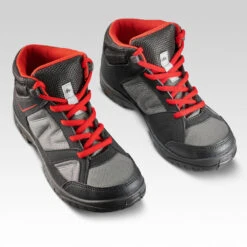 Quechua Chaussures De Randonnée Enfant Montantes MH100 Mid JR Noires/rouges 35 AU 38 -Quechua chaussures de randonnee enfant montantes mh100 mid jr noiresrouges 35 au 38 3