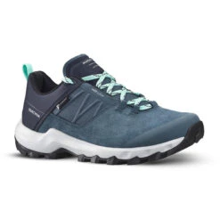 Quechua Chaussures De Randonnée Montagne Femme MH500 Imperméable Bleu
