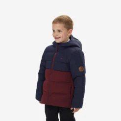 Quechua Doudoune De Randonnée Bleue Et Bordeaux - Enfant 2-6 Ans