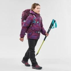Quechua Doudoune De Randonnée Enfant MH500 Violet Print 7- 15 Ans 8 Quechua Doudoune De Randonnée Enfant MH500 Violet Print 7- 15 Ans -Quechua doudoune de randonnee enfant mh500 violet print 7 15 ans 9