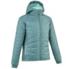 Quechua DOUDOUNE DE RANDONNÉE - HYBRIDE VERT PASTEL - ENFANT 7-15 ANS