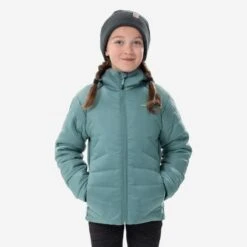Quechua DOUDOUNE DE RANDONNÉE - HYBRIDE VERT PASTEL - ENFANT 7-15 ANS -Quechua doudoune de randonnee hybride vert pastel enfant 7 15 ans 2