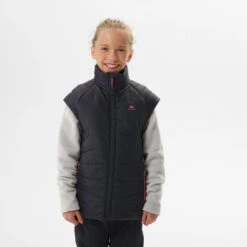 Quechua GILET DOUDOUNE DE RANDONNÉE - HYBRIDE GRIS FONCE - ENFANT 7-15 ANS -Quechua gilet doudoune de randonnee hybride gris fonce enfant 7 15 ans 2