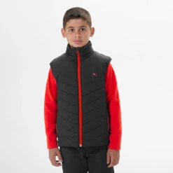 Quechua GILET DOUDOUNE DE RANDONNÉE - HYBRIDE NOIR - ENFANT 7-15 ANS -Quechua gilet doudoune de randonnee hybride noir enfant 7 15 ans 6
