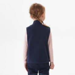 Quechua Gilet Polaire De Randonnée - MH150 Bleu Marine - Enfant 2 - 6 Ans -Quechua gilet polaire de randonnee mh150 bleu marine enfant 2 6 ans 3