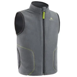 Quechua Gilet Polaire Sans Manche De Randonnée - MH150 Gris - Enfant 2 - 6 Ans