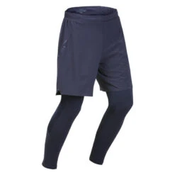 Quechua Legging Short Ultra Léger - Randonnée Rapide - FH900 Bleu - Homme