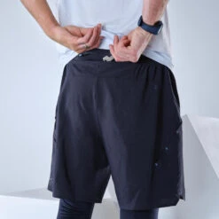 Quechua Legging Short Ultra Léger - Randonnée Rapide - FH900 Bleu - Homme -Quechua legging short ultra leger randonnee rapide fh900 bleu homme 4