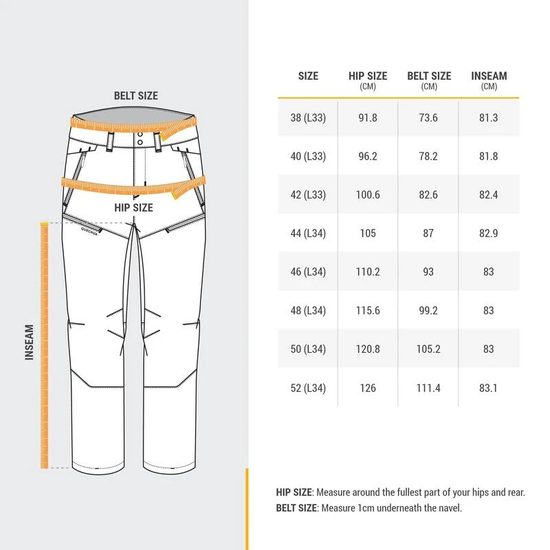 Quechua PANTALON CHAUD DÉPERLANT DE RANDONNÉE NEIGE - SH500 X-WARM - STRETCH HOMME 3 Quechua PANTALON CHAUD DÉPERLANT DE RANDONNÉE NEIGE - SH500 X-WARM - STRETCH HOMME – Image 3