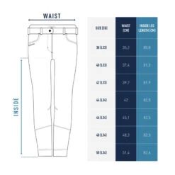 Quechua PANTALON CHAUD DÉPERLANT DE RANDONNÉE - SH100 ULTRA-WARM - HOMME -Quechua pantalon chaud deperlant de randonnee sh100 ultra warm homme 4