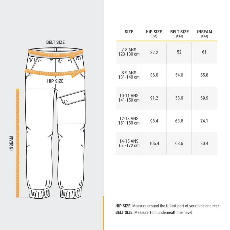 Quechua PANTALON CHAUD DÉPERLANT DE RANDONNÉE - SH100 X-WARM - ENFANT 7 - 15 ANS 3 Quechua PANTALON CHAUD DÉPERLANT DE RANDONNÉE - SH100 X-WARM - ENFANT 7 - 15 ANS – Image 3