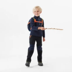 Quechua Polaire De Randonnée - MH100 Bleu Marine - Enfant 2-6 Ans