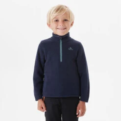 Quechua Polaire De Randonnée - MH100 Bleu Marine - Enfant 2-6 Ans -Quechua polaire de randonnee mh100 bleu marine enfant 2 6 ans 3