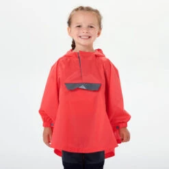 Quechua Poncho Imperméable De Randonnée - MH100 KID Rose - Enfant 2-6 Ans -Quechua poncho impermeable de randonnee mh100 kid rose enfant 2 6 ans 2