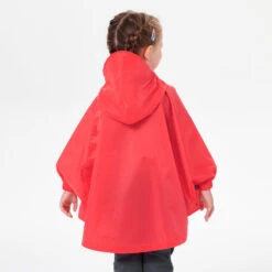 Quechua Poncho Imperméable De Randonnée - MH100 KID Rose - Enfant 2-6 Ans -Quechua poncho impermeable de randonnee mh100 kid rose enfant 2 6 ans 3