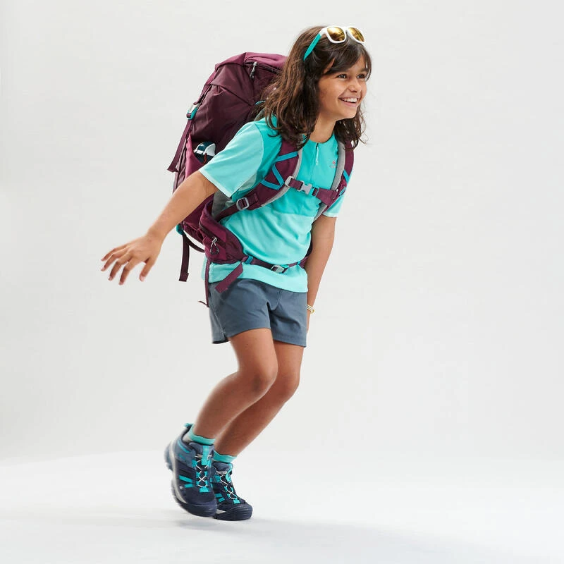 Quechua Short De Randonnée - MH500 Gris Foncé - Enfant 7 - 15 Ans - 2 Quechua Short De Randonnée - MH500 Gris Foncé - Enfant 7 - 15 Ans - – Image 2