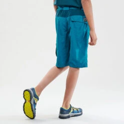 Quechua Short De Randonnée - MH500 Vert - Enfant 7-15 Ans -Quechua short de randonnee mh500 vert enfant 7 15 ans 3