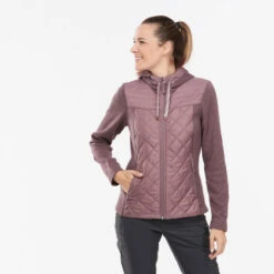 Quechua Sweat à Capuche De Randonnée - NH100 Hybrid - Femme -Quechua sweat a capuche de randonnee nh100 hybrid femme 10