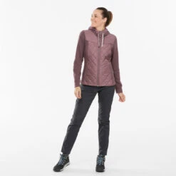 Quechua Sweat à Capuche De Randonnée - NH100 Hybrid - Femme -Quechua sweat a capuche de randonnee nh100 hybrid femme 9