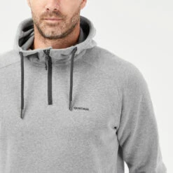 Quechua Sweat à Capuche De Randonnée - NH150 1/2 Zip Homme -Quechua sweat a capuche de randonnee nh150 12 zip homme 12