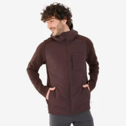 Quechua Sweat à Capuche De Randonnée - NH500 Hybride - Homme