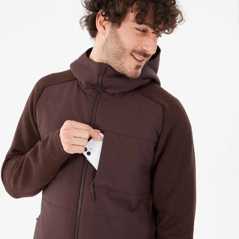 Quechua Sweat à Capuche De Randonnée - NH500 Hybride - Homme 5 Quechua Sweat à Capuche De Randonnée - NH500 Hybride - Homme – Image 5