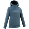 Quechua Sweat Polaire De Randonnée Gris Foncé - Enfant 7-15 Ans