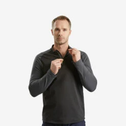 Quechua T-Shirt Chaud Manches Longues De Randonnée - SH100 - Homme