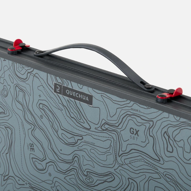 Quechua TABLE BASSE PLIANTE DE CAMPING - MH100 - GRISE 7 Quechua TABLE BASSE PLIANTE DE CAMPING - MH100 - GRISE – Image 7