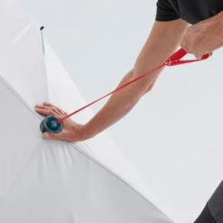 Quechua Tente De Camping - 2 SECONDS EASY - 2 Places - Fresh & Black -Quechua tente de camping 2 seconds easy 2 places fresh and black 3