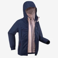 Quechua VESTE 3en1 IMPERMEABLE DE RANDONNÉE - SH100 WARM -0,5°C - ENFANT 7 - 15 ANS