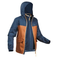Quechua VESTE 3en1 IMPERMEABLE DE RANDONNÉE - SH100 WARM +1°C - ENFANT 7 - 15 ANS