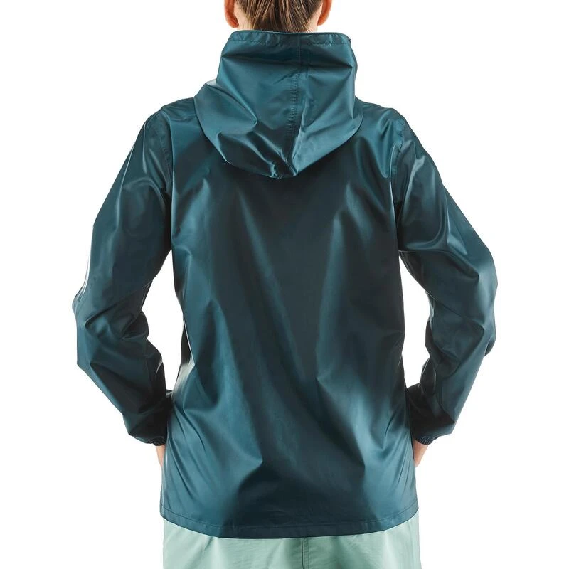 Quechua Veste Coupe Vente Et Déperlante De Randonnée - Raincut 1/2 Zip - Femme 3 Quechua Veste Coupe Vente Et Déperlante De Randonnée - Raincut 1/2 Zip - Femme – Image 3