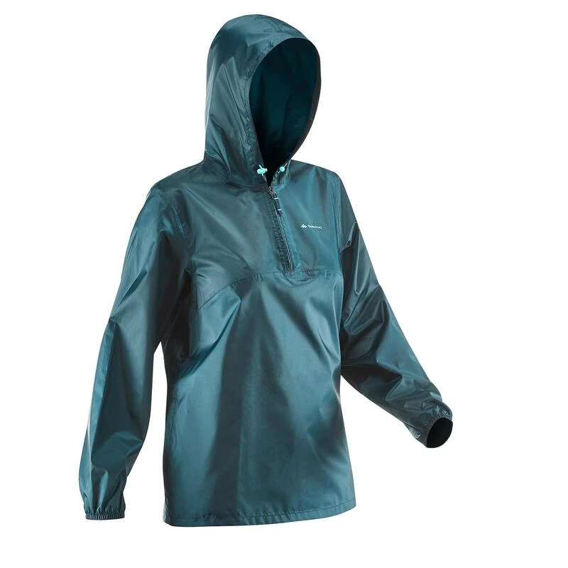 Quechua Veste Coupe Vente Et Déperlante De Randonnée - Raincut 1/2 Zip - Femme 5 Quechua Veste Coupe Vente Et Déperlante De Randonnée - Raincut 1/2 Zip - Femme – Image 5