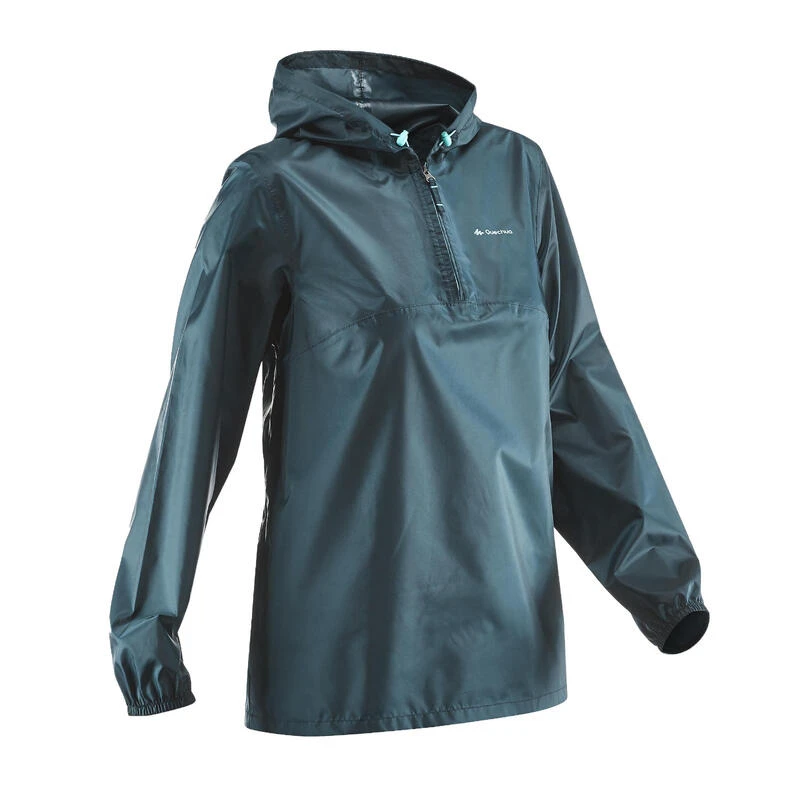 Quechua Veste Coupe Vente Et Déperlante De Randonnée - Raincut 1/2 Zip - Femme 1 Quechua Veste Coupe Vente Et Déperlante De Randonnée - Raincut 1/2 Zip - Femme