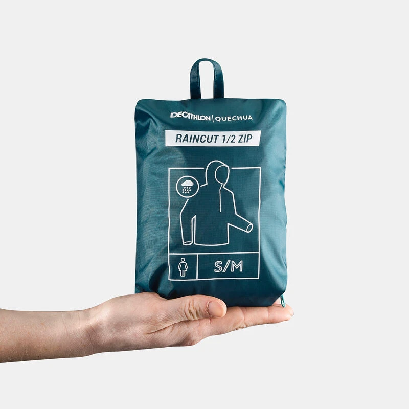 Quechua Veste Coupe Vente Et Déperlante De Randonnée - Raincut 1/2 Zip - Femme 2 Quechua Veste Coupe Vente Et Déperlante De Randonnée - Raincut 1/2 Zip - Femme – Image 2