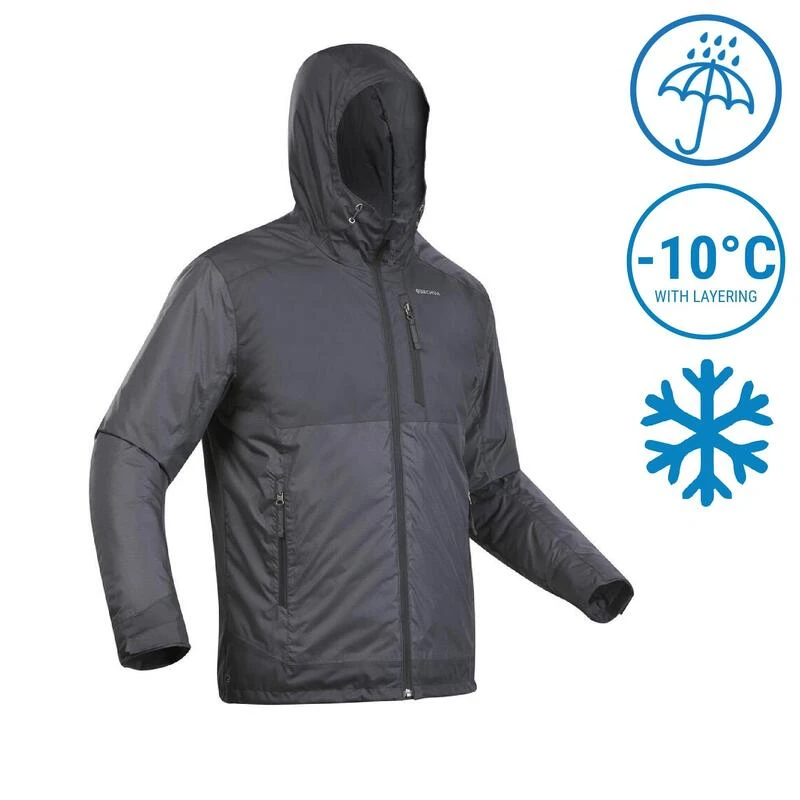 Quechua Veste Hiver Imperméable De Randonnée - SH500 -10°C - Homme 2 Quechua Veste Hiver Imperméable De Randonnée - SH500 -10°C - Homme – Image 2