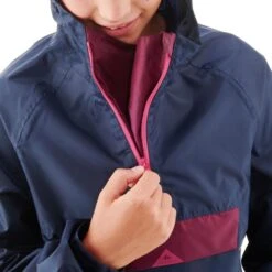 Quechua Veste Imperméable De Randonnée - MH100 Bleu Marine Et Rose - Enfant 7-15 Ans 8 Quechua Veste Imperméable De Randonnée - MH100 Bleu Marine Et Rose - Enfant 7-15 Ans -Quechua veste impermeable de randonnee mh100 bleu marine et rose enfant 7 15 ans 3