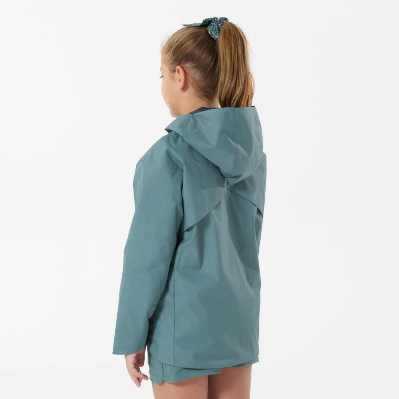 Quechua Veste Imperméable De Randonnée - MH500 Verte - Enfant 7-15 Ans 5 Quechua Veste Imperméable De Randonnée - MH500 Verte - Enfant 7-15 Ans – Image 5