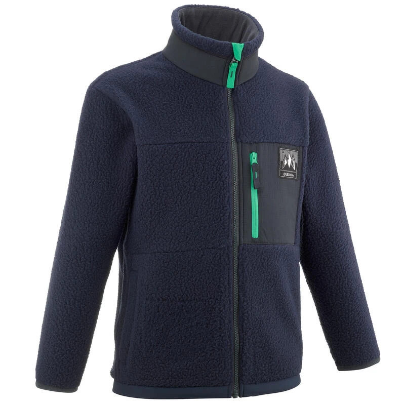 Quechua VESTE POLAIRE CHAUDE DE RANDONNEE - MH500 BLEUE MARINE - ENFANT 7-15 ANS 1 Quechua VESTE POLAIRE CHAUDE DE RANDONNEE - MH500 BLEUE MARINE - ENFANT 7-15 ANS