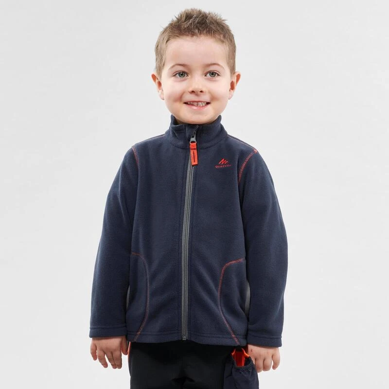 Quechua Veste Polaire De Randonnée - MH150 Bleu Marine - Enfant 2-6 Ans 3 Quechua Veste Polaire De Randonnée - MH150 Bleu Marine - Enfant 2-6 Ans – Image 3